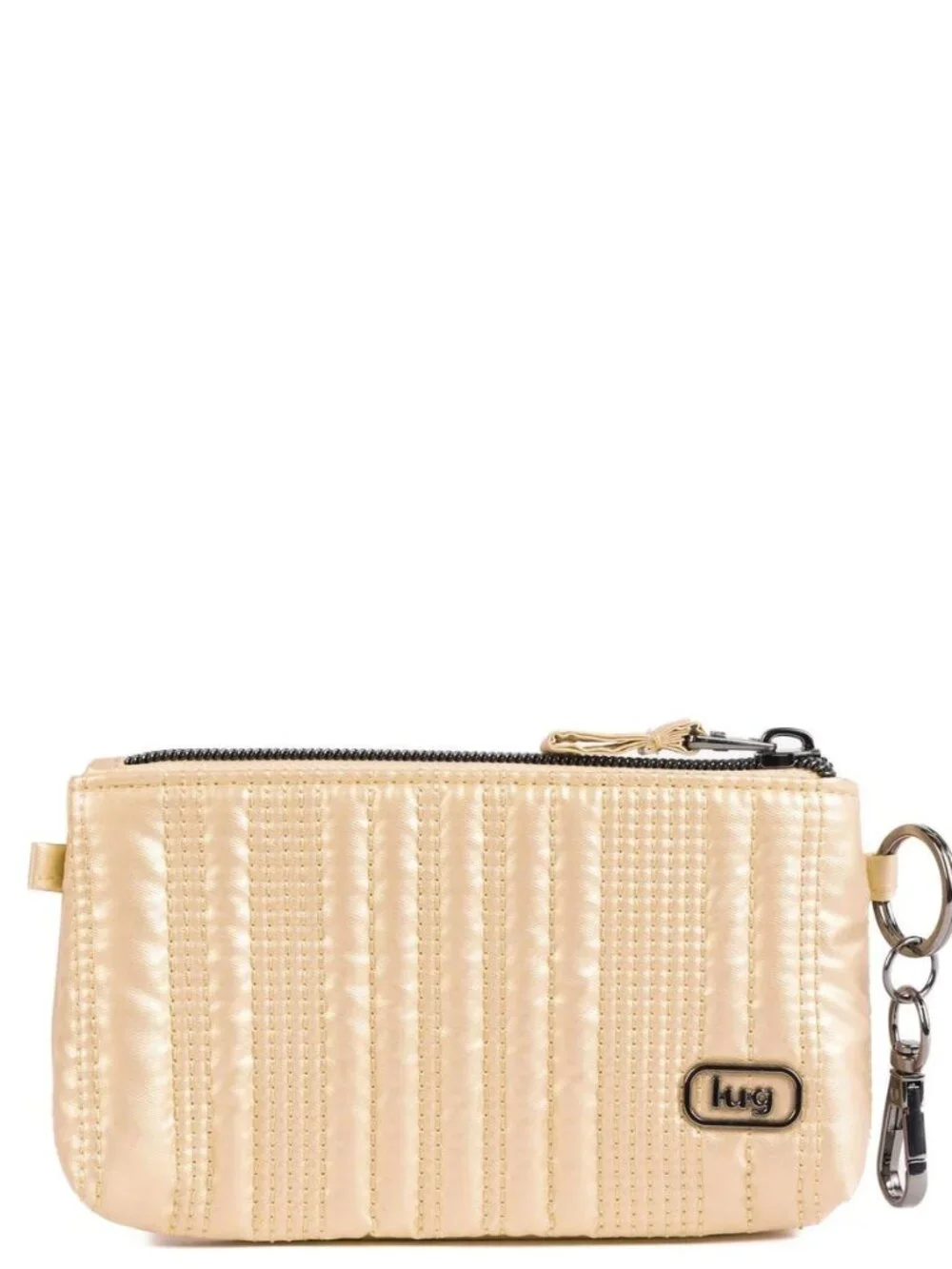 LUG - ** NWOT ** - Love Metro XL ID Pouch in Metallic Rose Gold